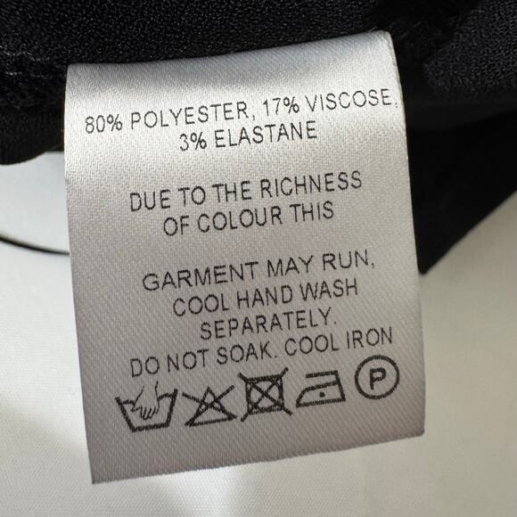 Vesper Bodycon Black Cut out Bandeau Midi Dress Size 8 NWT - Picture 7 of 11